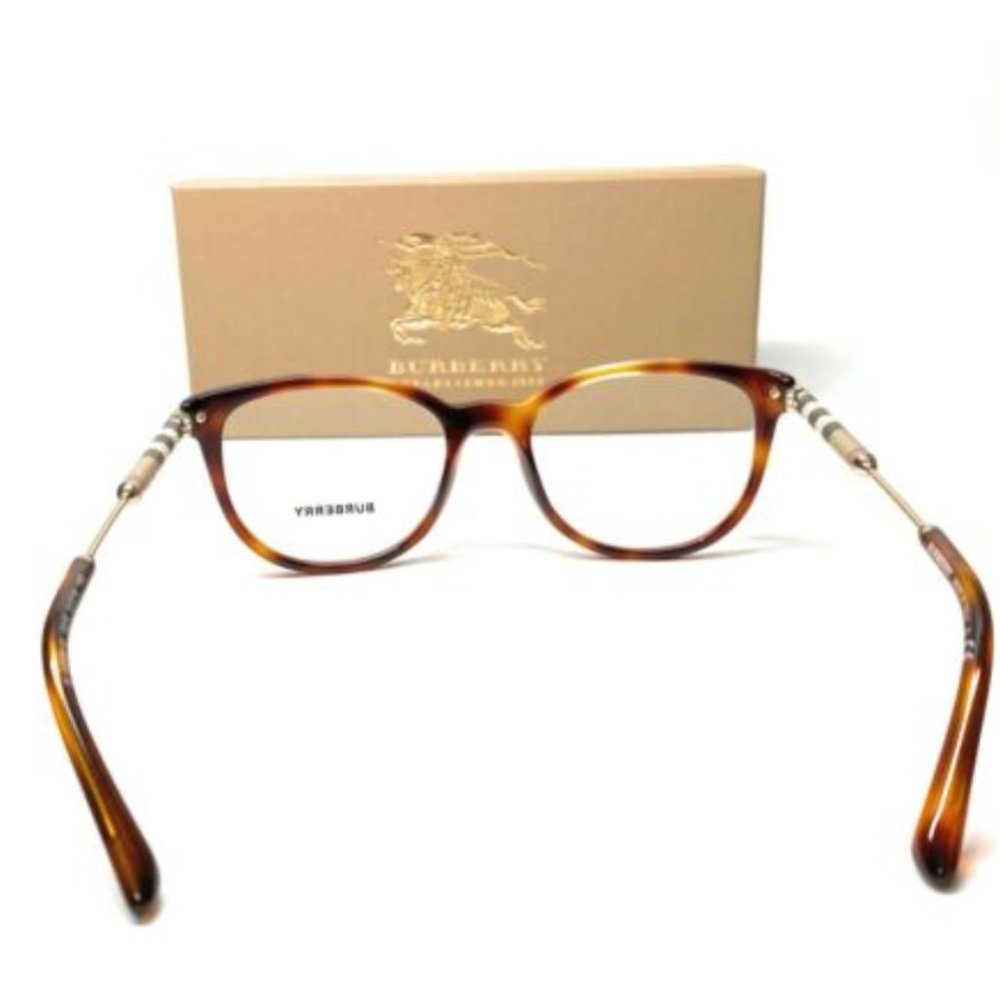 Burberry Women's Light Havana Square Eyeglases! - Picture 4 of 4